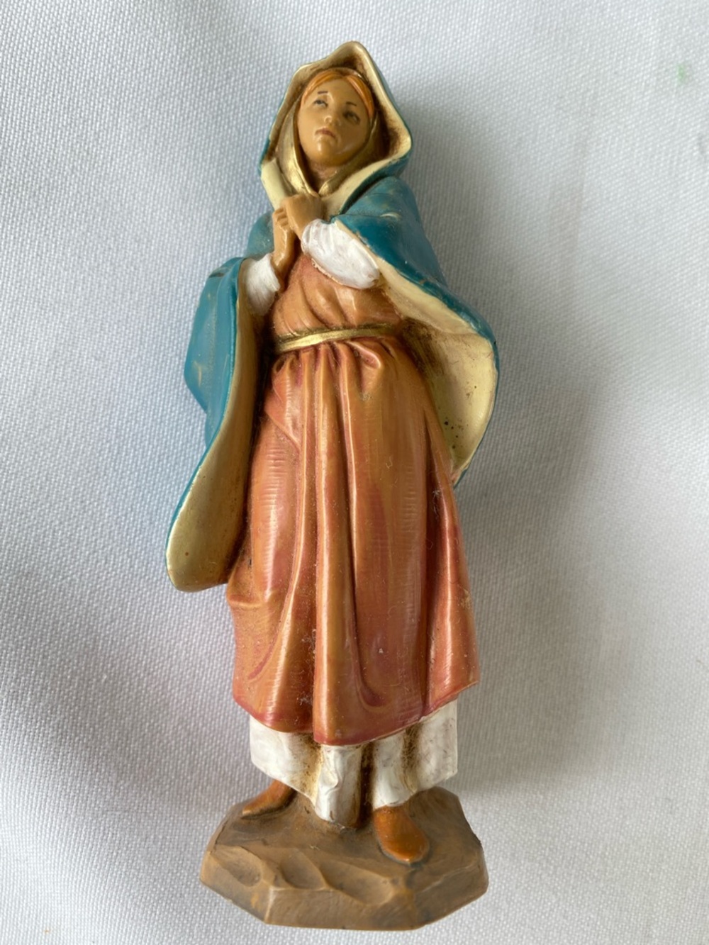 Fontanini Virgin Mary 5” Figure Italy Vintage